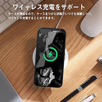 Google Pixel 8a 黒 ケース付き Google Pixel 8a ケース 耐衝撃 ブラック スマホケース